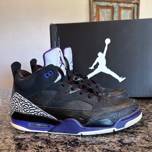 Air Jordan son of mars grape ice Black and Purple Sneakers vintage 11